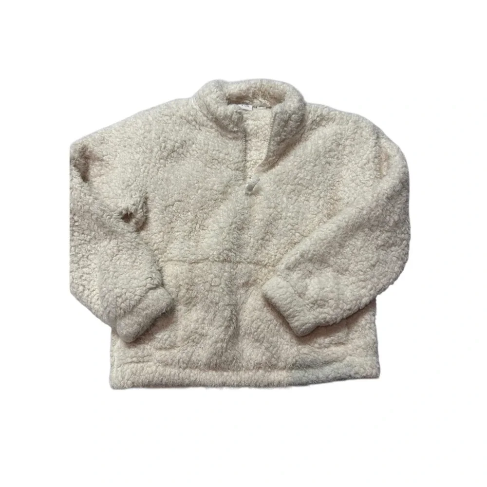 Gap kids (m) 8 Cozy‎ Cream Sherpa Pullover